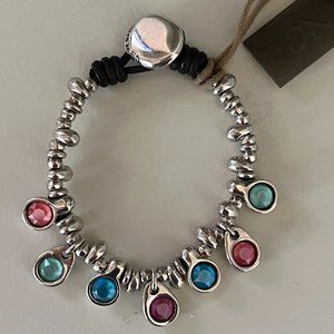 Uno de 50 Silver Beaded Treasure Bracelet